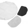 vhbw Ersatzfilter Filter Set kompatibel mit DeLonghi F626 110V, F626 220V, F626 White, F627, F627 127V, F627 220V, F628 Fritteus