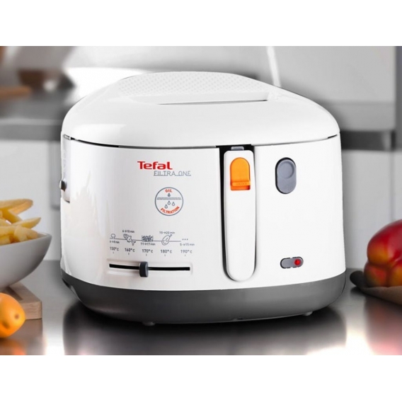 Tefal Fritteuse Filtra One 1,2 L Friteuse Frittöse Fritöse 1900 W weiss