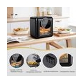 COSTWAY Heißluftfritteuse Airfryer Fritteuse Luftfritteuese 8 Programmen / 10L / 1400W / Timer/LED / 6 Zubehörteile/Temperaturre