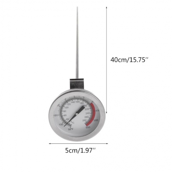 AcserGery BTF Frittieröl Friteuse Pommes Fried Chicken Wings BBQ Grill Thermometer 40 cm lange Sonde