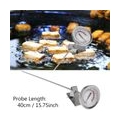 AcserGery BTF Frittieröl Friteuse Pommes Fried Chicken Wings BBQ Grill Thermometer 40 cm lange Sonde