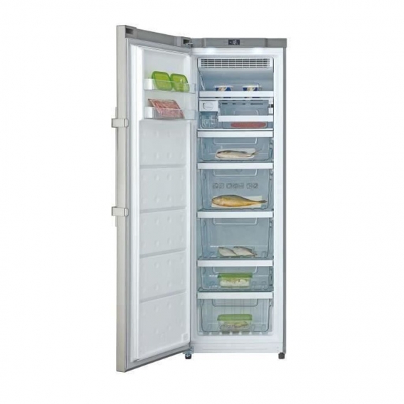 HOOVER HFF 1864XM / N - Gefrierschrank - 271L - L 59,5 x H 185,5 - Edelstahl