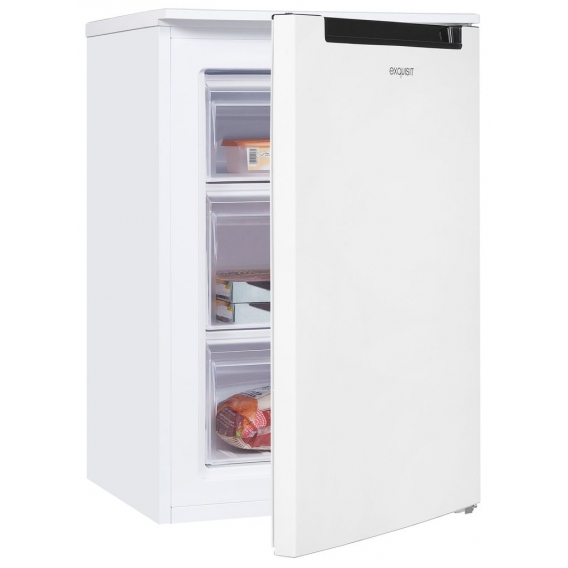 Exquisit Gefrierschrank GS81-040E weiss | 87 l Nutzinhalt | Weiß