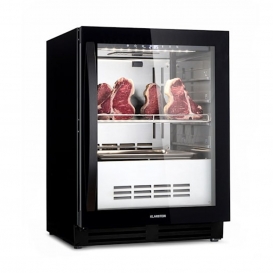 More about Klarstein Steakhouse Pro 98 Onyx Fleischreifeschrank - 98 Liter - eine Kühlzone - Touch-Bedienfeld mit LED-Display - Temperaturb
