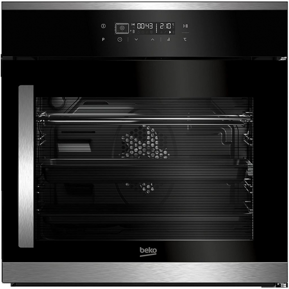 Beko BIM25400XR Backofen Elektro / A / 71 L / Booster - Schnellaufheizung / Animiertes Display / Excellent Clean Glass - schmutz