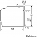 Bosch HBA537BS0 Einbau-Backofen EEK: A edelsta