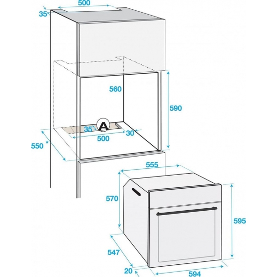 Beko BIM 22300 X Backofen EEK: A