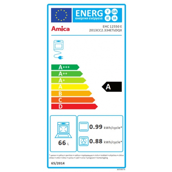 Amica EHC 12550 E Elektro-Herdsets - Edelstahl