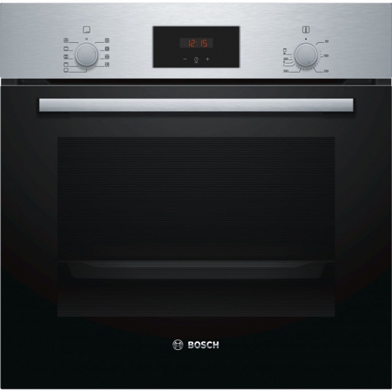 Bosch Einbau-Backofen HBF114ESO mit Gorenje Glaskeramikkochfeld ECT643BX - autark, 60 cm