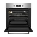 Beko BIM22302X Edelstahl Einbau-Backofen, Teleskopauszug, Reinigungsprogramm