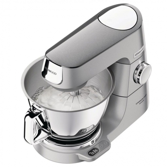 Kenwood KVC85.314.SI Titanium Chef Baker Küchenmaschine Knethaken Spritzschutz