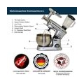 Küchenmaschine, Knetmaschine, Rührmaschine, Fleischwolf, Planetarisches, Rührsystem