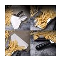 Pommesschaufel Edelstahl Pommes Frites Schaufel Pommes Schaufel mit Griff Gebratene Pommes Bagger Schaufel für Hochzeitsbuffet B