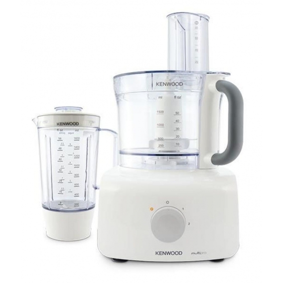 Kenwood Multipro Home FDP645WH, 3 l, Grau, Weiß, Drehregler, 1,5 l, 0,9 l, CE