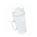 Glas Wasserfilter Wessper 2,5 L mit 10 Filterkartuschen, kompatibel mit Brita Maxtra