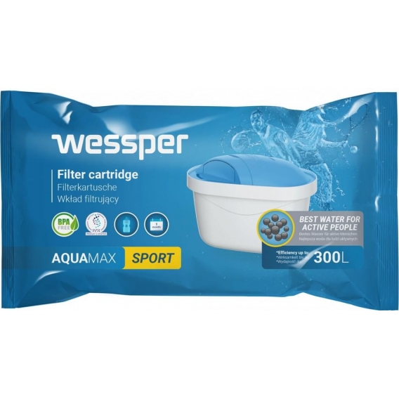 12 Wessper SPORT Wasserfilter Kartuschen komp mit Brita Maxtra+ | Neuheit 2021 |