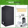 Das Growset für Einsteiger Komplettset Grow mit LED, Abluft, Filter und Zubehör