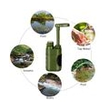 Outdoor Wasserfilter Survival Wasseraufbereiter Camping Notfall Wasserfilter System für Familie Proviant Camping Wandern