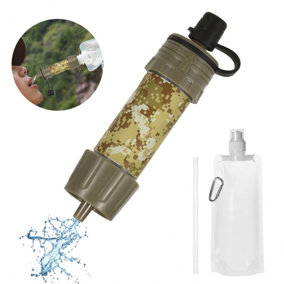 Wasserfilter Outdoor, Wasserreiniger für die Notfallvorsorge, Camping, Reisen