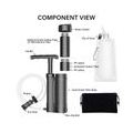 Wasseraufbereitungspumpe Wasserfiltrationssystem mit 0,01 Mikron Wasserfilter Tragbare Outdoor-Notfall-š¹berlebensausrš¹stung fš