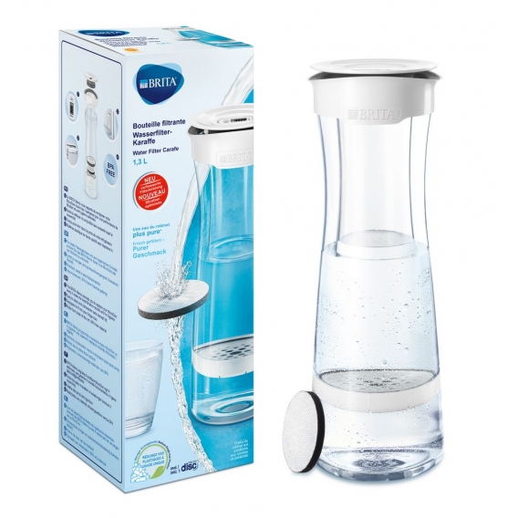 BRITA Wasserfilter-Karaffe weiß-grau