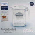 PHILIPS AQUA Wasserfilterkaraffe Mayflower 2,6 L, weiß