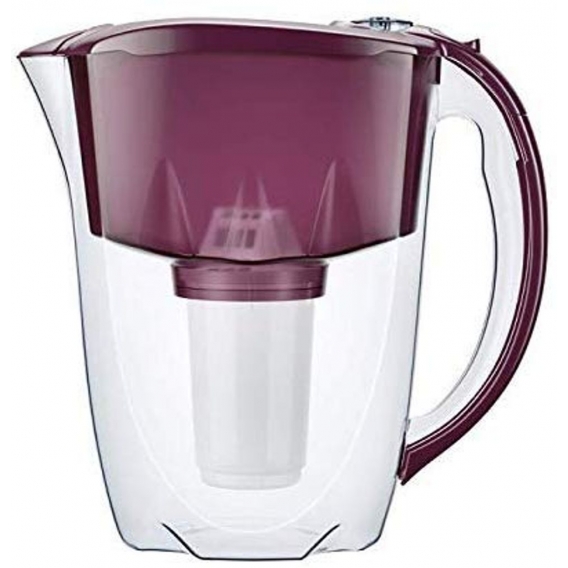 AQUAPHOR Wasserfilter Prestige cherry inkl. 1 A5 Wasserfilterkartusche, BPA-frei