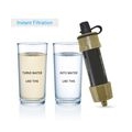 Wasserfilter Stroh Trinkwasserfilter Wasser Filtrationssystem Wasserreiniger für Notfallvorsorge Camping Reisen