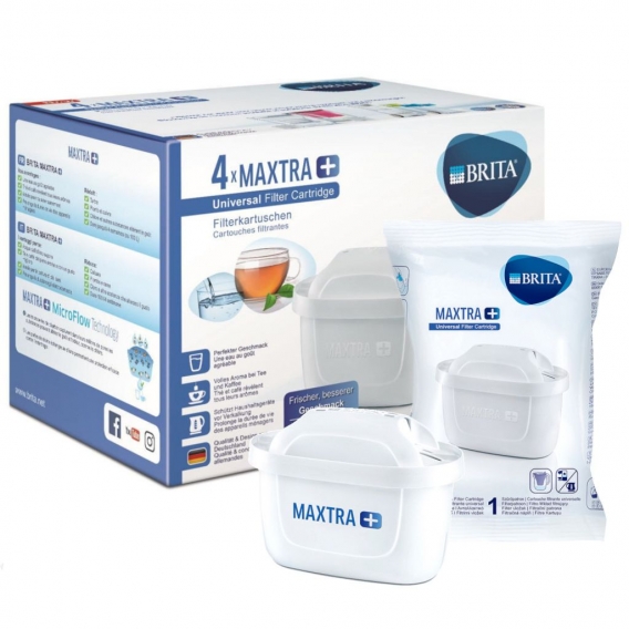 Brita MAXTRA+ Wasserfilterpatronen, 3+1 Kartuschen