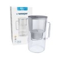 Glas Wasserfilter Kanne 2.5 L mit 10 Filterkartuschen, Reduziert Kalk und Chlor