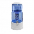 MAUNAWAI® PI®PRIME K8 BL Quelle Wasserfilter mit Glasbehälter "Blume des Lebens"