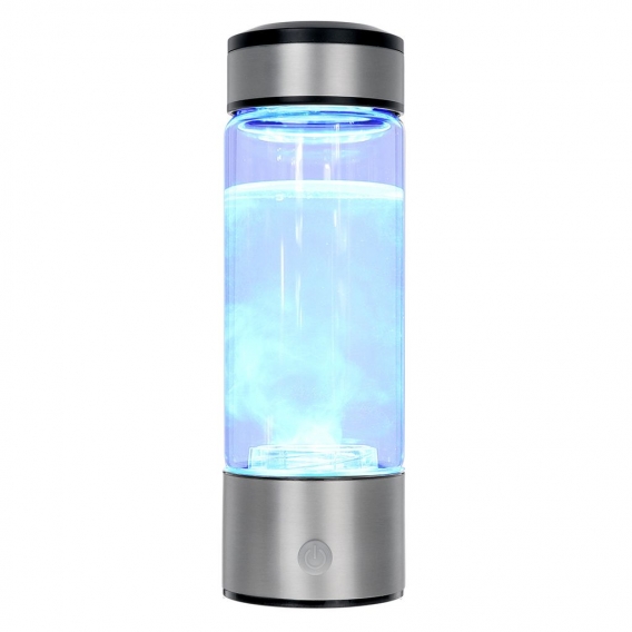 MECO 420ml Wasserstoff-Reiche Flasche Wasserstoffgenerator Wasser Tasse Lonizer Generator USB-Wiederaufladbare Wasserstoff Gebur