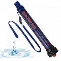 Wasserfilter-Strohhalm tragbarer persönlicher Notfall-Filtrationsreiniger für Camping, Wandern, Reisen, Survival & Rucksackreise