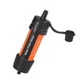 Wasserfilter fuer den Aussenwasserfilter Wasserreiniger fuer die Notfallvorsorge Camping Travelling Backpacking,Orange