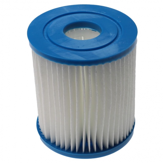 vhbw 2x Filterkartusche Ersatz für Bestway Flowclear Filter Größe 1 (58093) für Swimmingpool, Filterpumpe - Wasserfilter, Blau, 