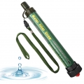 Wasserfilter-Strohhalm tragbarer persönlicher Notfall-Filtrationsreiniger für Camping, Wandern, Reisen, Survival & Rucksackreise