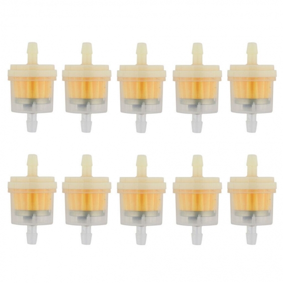 10x Benzinfilter Sprit Kraftstofffilter 6-7mm Auto PKW Motorrad Für Roller Quad