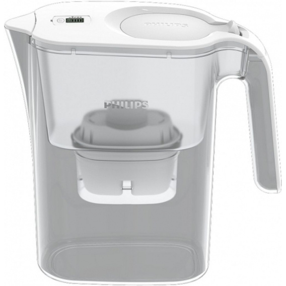 PHILIPS AQUA Wasserfilterkaraffe Mayflower 1,9 L, weiß