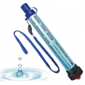 Wasserfilter-Strohhalm tragbarer persönlicher Notfall-Filtrationsreiniger für Camping, Wandern, Reisen, Survival & Rucksackreise