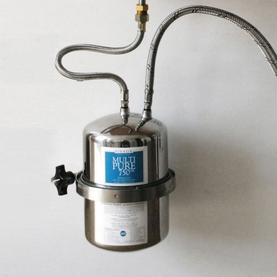 Multipure MP-750SB Trinkwasser Edelstahl-Untertisch-/Einbaufilter