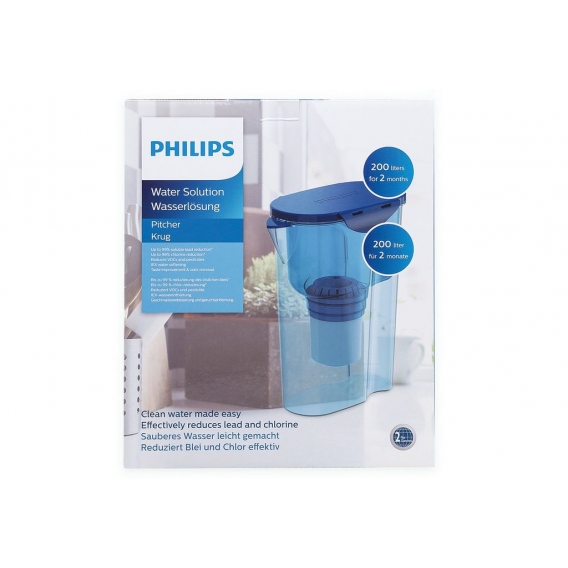 PHILIPS  Wasserfilterkaraffe blau