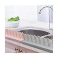 Versenkbare Saugnapf-Spüle Klappe Wasserbarriere, Spüle Wasser Spritzschutz Ölsichere Spritzschutzwand Küche Küche Home Tools Sp