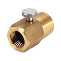 ALmi Messing Haushalt Soda Flasche CO2 Connector Adapter zum Fš¹llen von Soda W21.8 zu G1/2 Edelstahl CO2-Flaschen Anschlš¹sse f