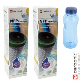 More about Carbonit NFP Premium 2er Set Wasserfilter + GRATIS Kavodrink Tritan Flasche Wasserflasche