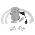 Schwimmbadfilter Pumpe Filter Kit Wiederverwendbarer Wasserreiniger Mit Zubehör