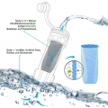Wasserfilter Stroh Trinkwasserfilter Wasser Filtrationssystem Wasserreiniger für Notfallvorsorge Camping Reisen
