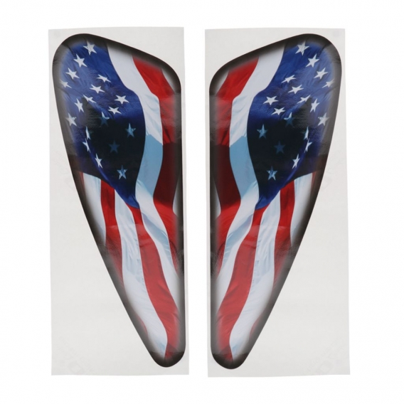 3D Tankaufkleber US Flagge-Muster Tank Pads für Harley Dyna XL883 Modelle