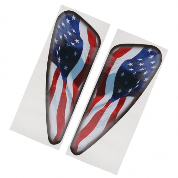 3D Tankaufkleber US Flagge-Muster Tank Pads für Harley Dyna XL883 Modelle