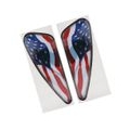 3D Tankaufkleber US Flagge-Muster Tank Pads für Harley Dyna XL883 Modelle