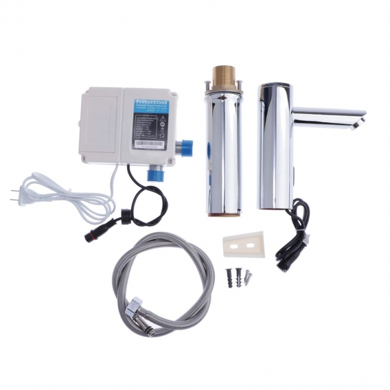 PA 8139AB Automatische Touchless Hand Free Wasserhahn Kupfer Badezimmer Tap Kit DC u0026 AC